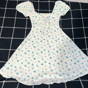 See You Monday Cream Puff Sleeve Mini Sundress